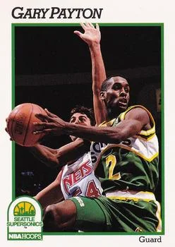 1991-92 Hoops Gary Payton #202 card image