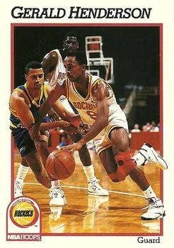 1991-92 Hoops Gerald Henderson #369 card image