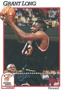 1991-92 Hoops Grant Long #387 card image