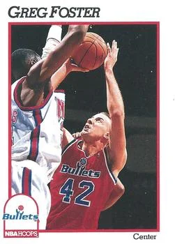1991-92 Hoops Greg Foster #445 card image