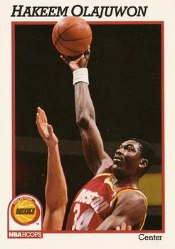 1991-92 Hoops Hakeem Olajuwon #78 card image