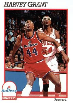 1991-92 Hoops Harvey Grant #216 card image