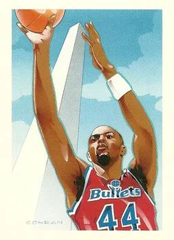 1991-92 Hoops Harvey Grant TC #529 card image