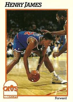 1991-92 Hoops Henry James #349 card image