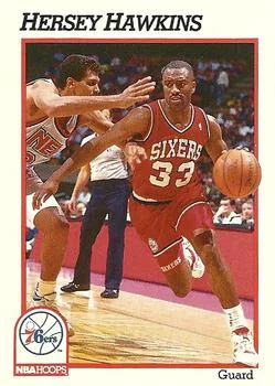 1991-92 Hoops Hersey Hawkins #161 card image