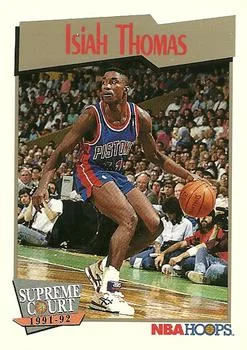 1991-92 Hoops Isiah Thomas SC #464 card image