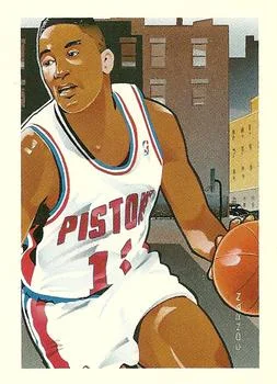 1991-92 Hoops Isiah Thomas TC #510 card image