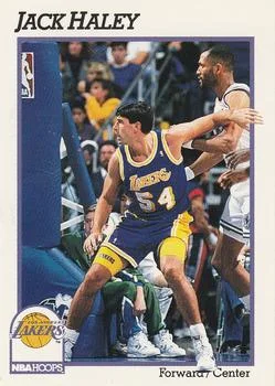 1991-92 Hoops Jack Haley #383 card image