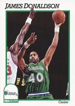 1991-92 Hoops James Donaldson #45 card image