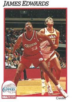 1991-92 Hoops James Edwards #378 card image
