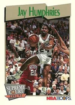 1991-92 Hoops Jay Humphries SC #477 card image