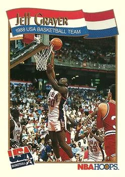 1991-92 Hoops Jeff Grayer USA #568 card image