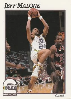 1991-92 Hoops Jeff Malone #210 card image