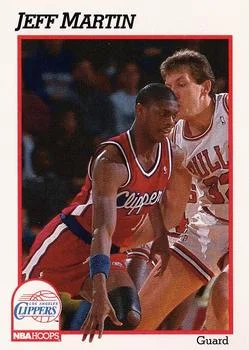 1991-92 Hoops Jeff Martin #95 card image