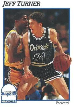 1991-92 Hoops Jeff Turner #409 card image