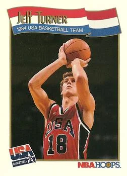 1991-92 Hoops Jeff Turner USA #564 card image