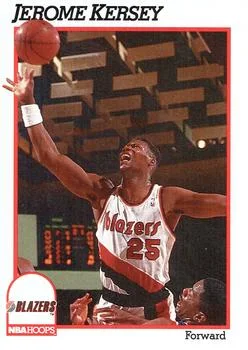 1991-92 Hoops Jerome Kersey #176 card image