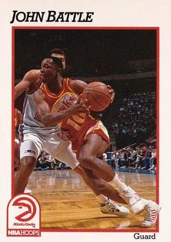 1991-92 Hoops John Battle #1 card image