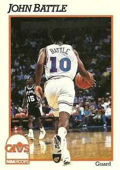 1991-92 Hoops John Battle #347 card image