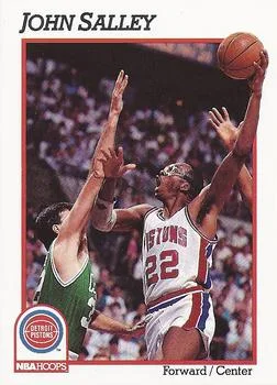 1991-92 Hoops John Salley #65 card image