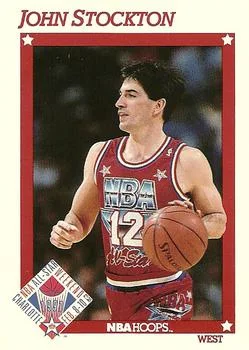 1991-92 Hoops John Stockton #271 card image
