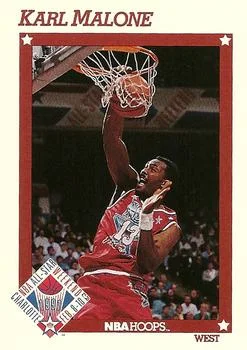 1991-92 Hoops Karl Malone #267 card image