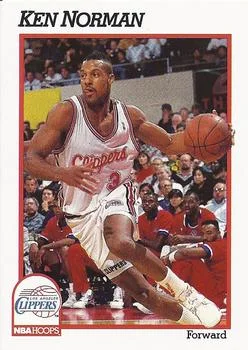 1991-92 Hoops Ken Norman #96 card image