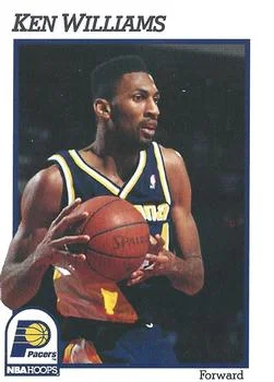 1991-92 Hoops Ken Williams #374 card image
