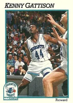 1991-92 Hoops Kenny Gattison #343 card image