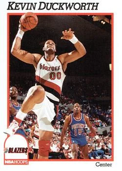 1991-92 Hoops Kevin Duckworth #175 card image