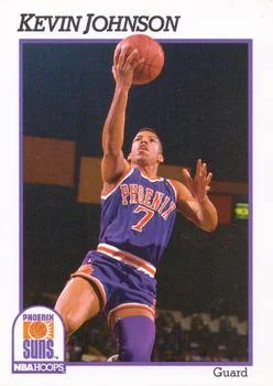 1991-92 Hoops Kevin Johnson #165 card image