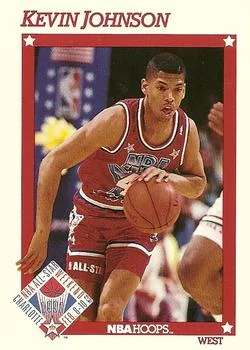 1991-92 Hoops Kevin Johnson #265 card image