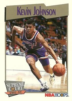 1991-92 Hoops Kevin Johnson SC #490 card image