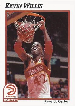 1991-92 Hoops Kevin Willis #8 card image