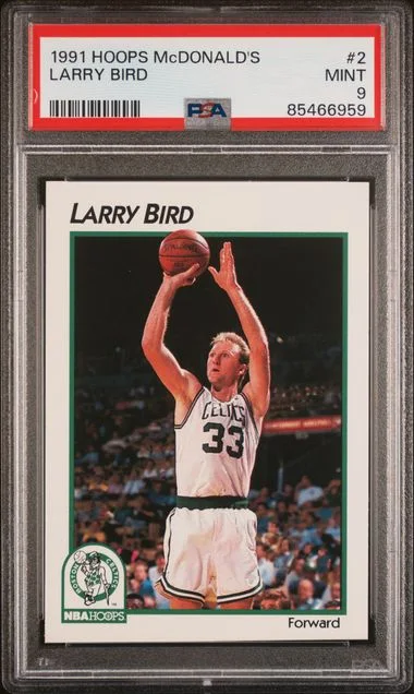 1991-92 Hoops Larry Bird McDonald's #2 card image