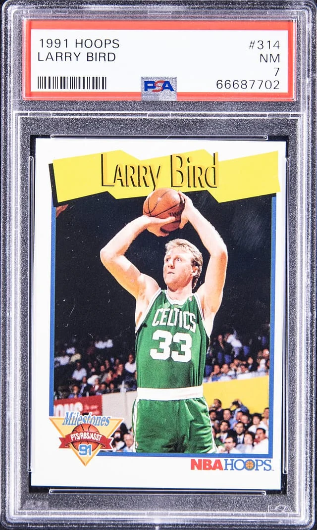 1991-92 Hoops Larry Bird #314 card image