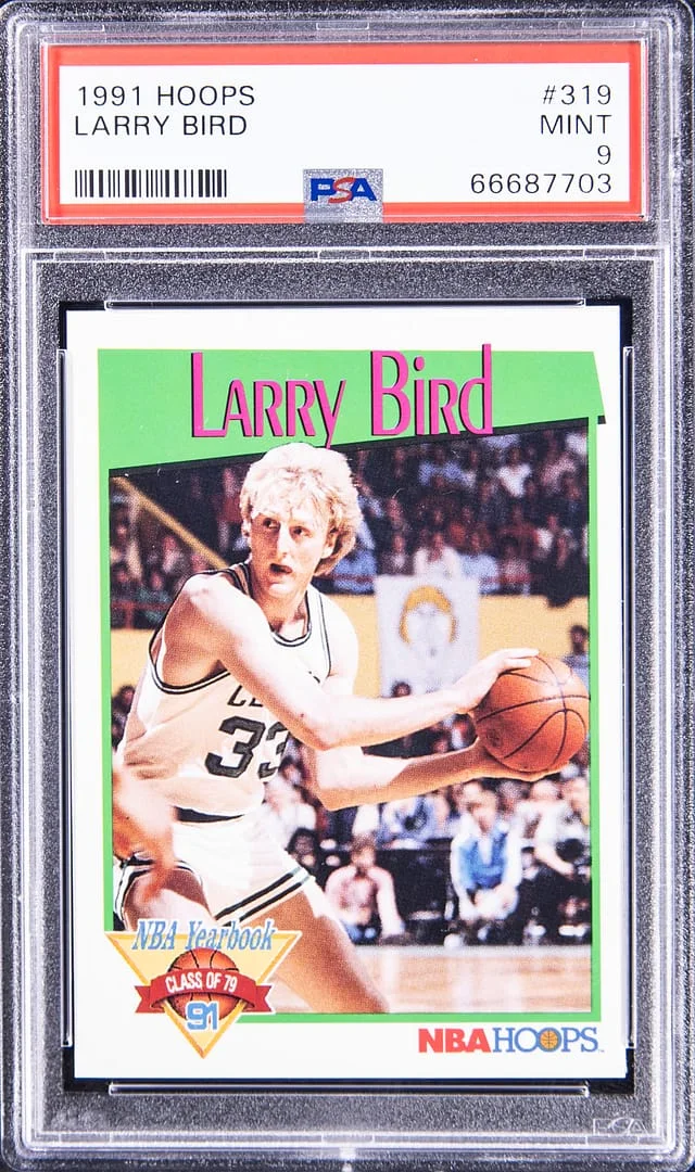 1991-92 Hoops Larry Bird #319 card image