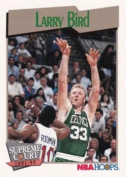 1991-92 Hoops Larry Bird SC #451 card image