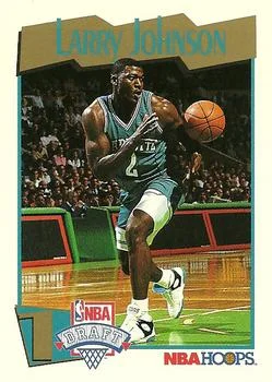 1991-92 Hoops Larry Johnson Draft Picks #546 card image