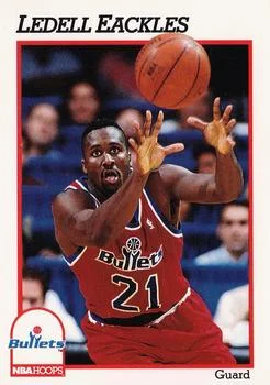 1991-92 Hoops Ledell Eackles #213 card image