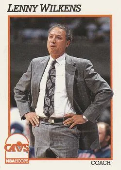 1991-92 Hoops Lenny Wilkens CO #225 card image