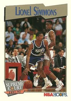 1991-92 Hoops Lionel Simmons SC #493 card image