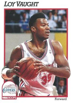 1991-92 Hoops Loy Vaught #381 card image