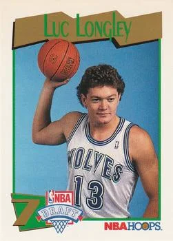 1991-92 Hoops Luc Longley Draft Picks #552 card image