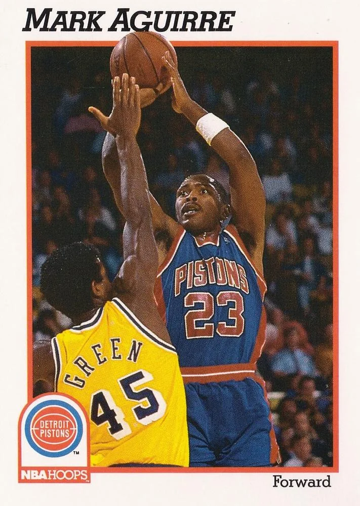 1991-92 Hoops Mark Aguirre #59 card image
