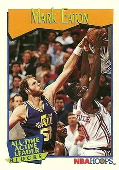 1991-92 Hoops Mark Eaton ATL #534 card image