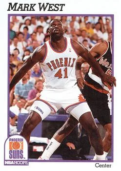 1991-92 Hoops Mark West #170 card image