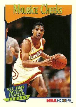 1991-92 Hoops Maurice Cheeks ATL #533 card image