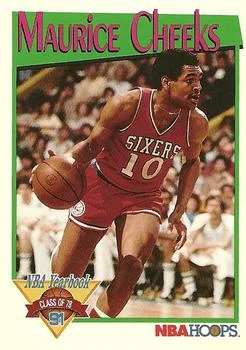 1991-92 Hoops Maurice Cheeks YB #320 card image