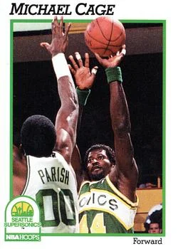 1991-92 Hoops Michael Cage #198 card image